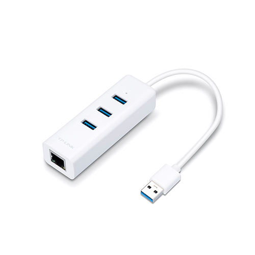 TP-Link UE330 USB 3.0 3-Port Hub & Gigabit Ethernet Adapter 2 in 1 USB Adapter
