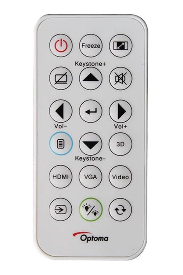 Remote Control For Optoma W341 Projectors